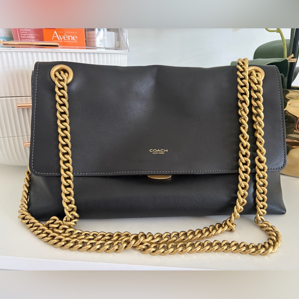 Coach Black Chelsea Shoulder Bag 30
With Chain - Picture 10 of 16
